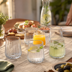 Cello Elysia 320ml 6 Drinking Glass – Premium Glass Tumbler