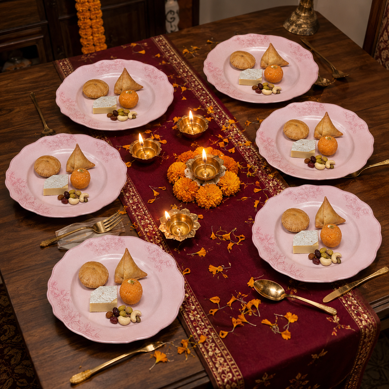 Devnow Hudson Pink Dinner Plate | Elegant Ceramic Dinnerware Plate