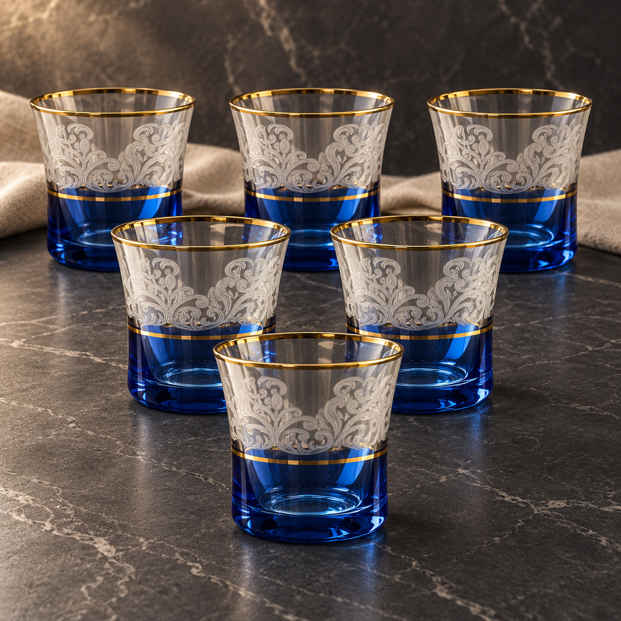 Decor Cam Premium 1 Glass | Elegant Decorative Drinking Glass