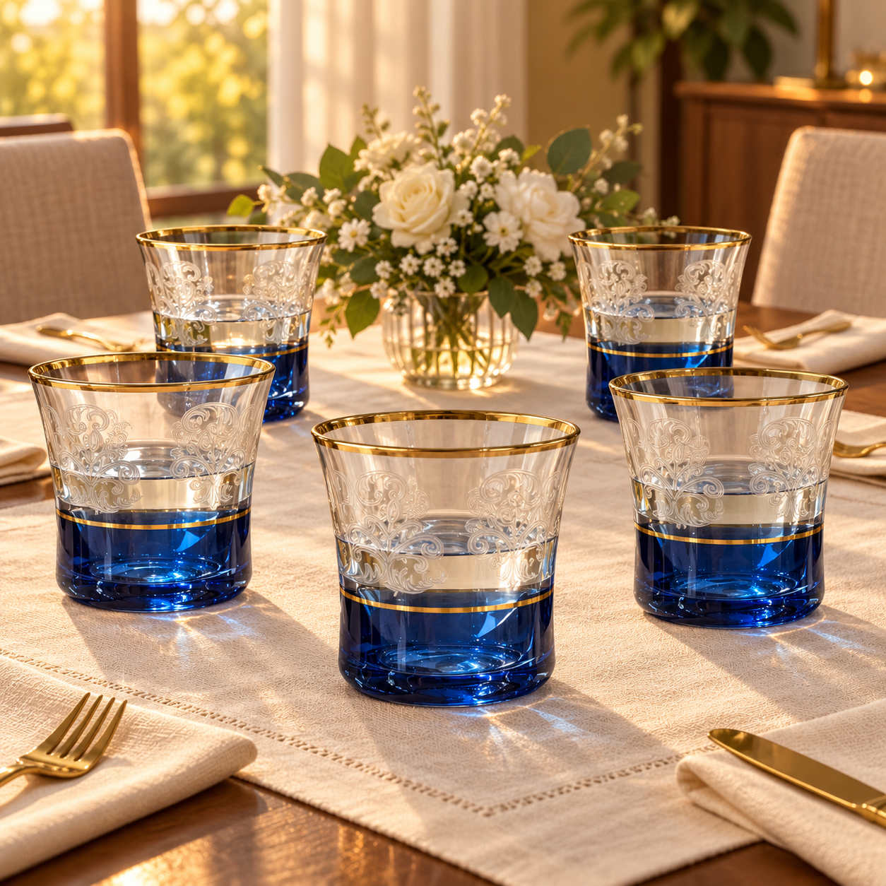 Decor Cam Premium 1 Glass | Elegant Decorative Drinking Glass