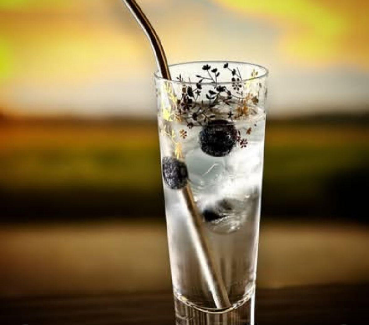 Devnow Mixology Palermo Premium Drinking 6 Glasses | Elegant Floral Glass for Water, Juice & Mocktails