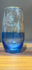 Decor Cam Premium 1 Large Glass – Elegant Blue Decorative Drinking Glass