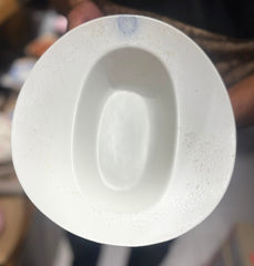 Devnow Oval Bowl White | Elegant White Glass Serving Bowl
